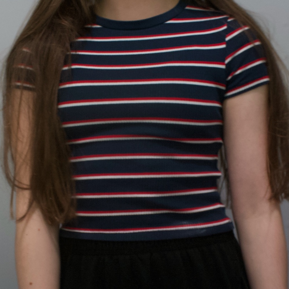 H&M stripped tee
